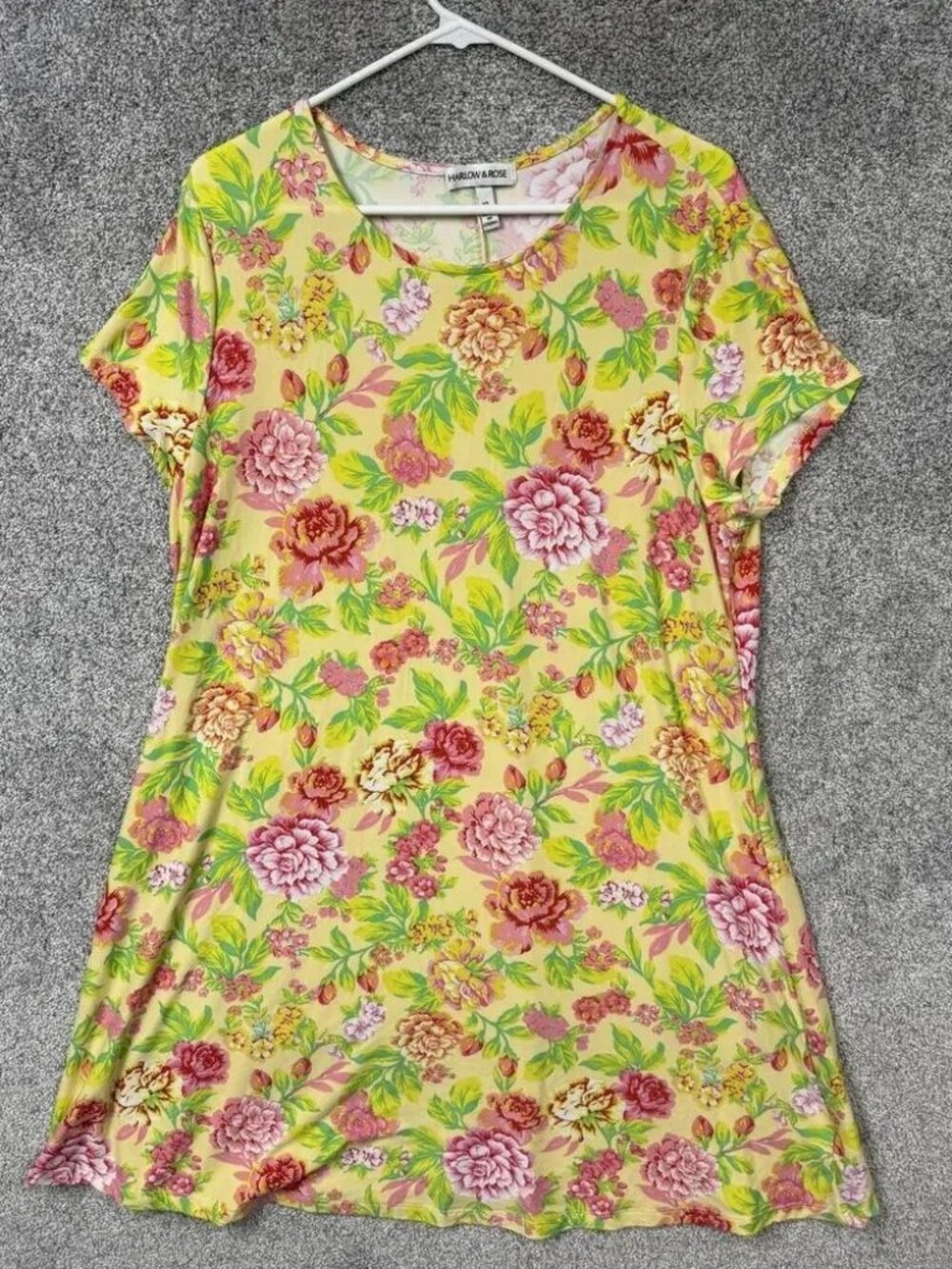 Harlow & Rose Swing Dress XL Floral Cottagecore Garden Party Romantic Feminine